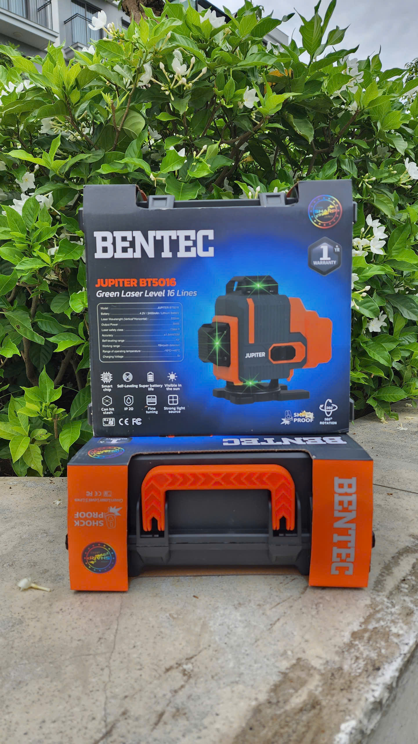 MÁY CÂN MỰC LASER 16 TIA XANH BENTEC JUPITER BT5016